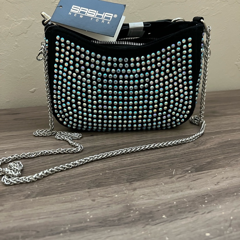 Black Studded Women's Bag